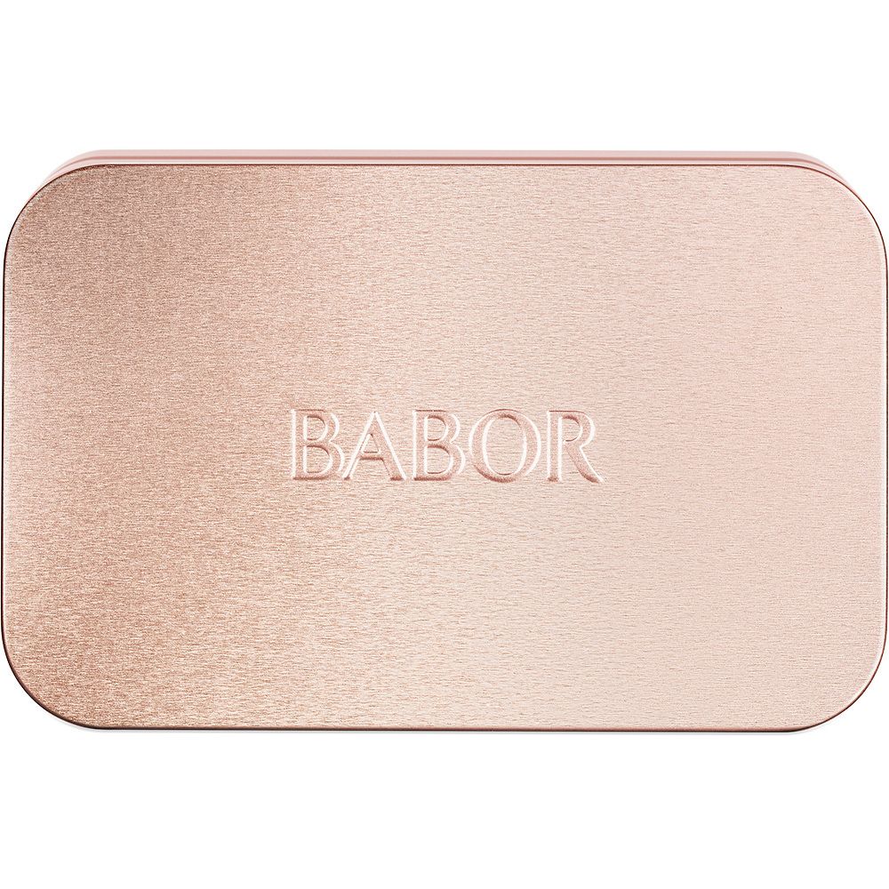 Babor Vitamin Glow Ampulle Serum Konzentrat Verpackung Rückseite mit Anwendungshinweisen.