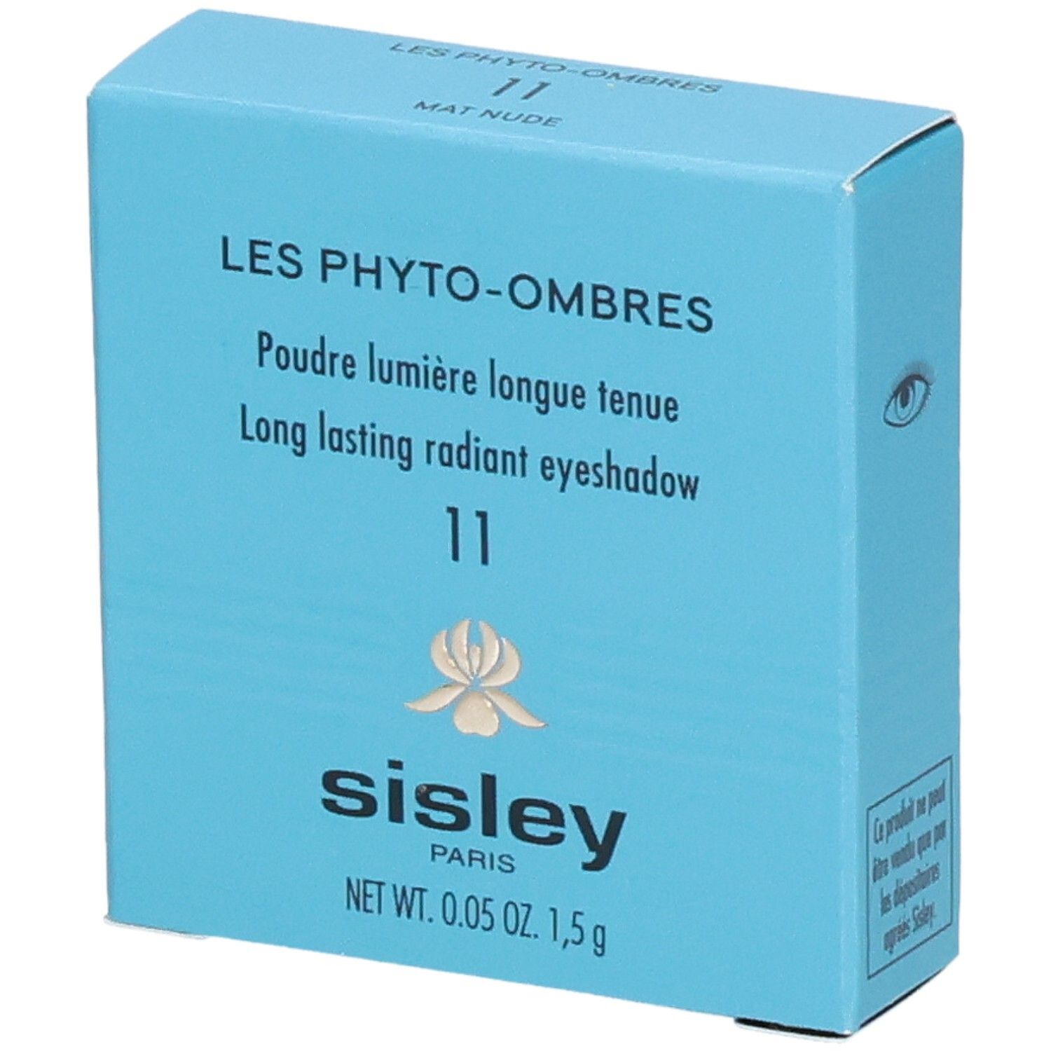 Sisley Les Phyto-Ombres Lidschatten 11 Mat Nude in blauer Faltschachtel.