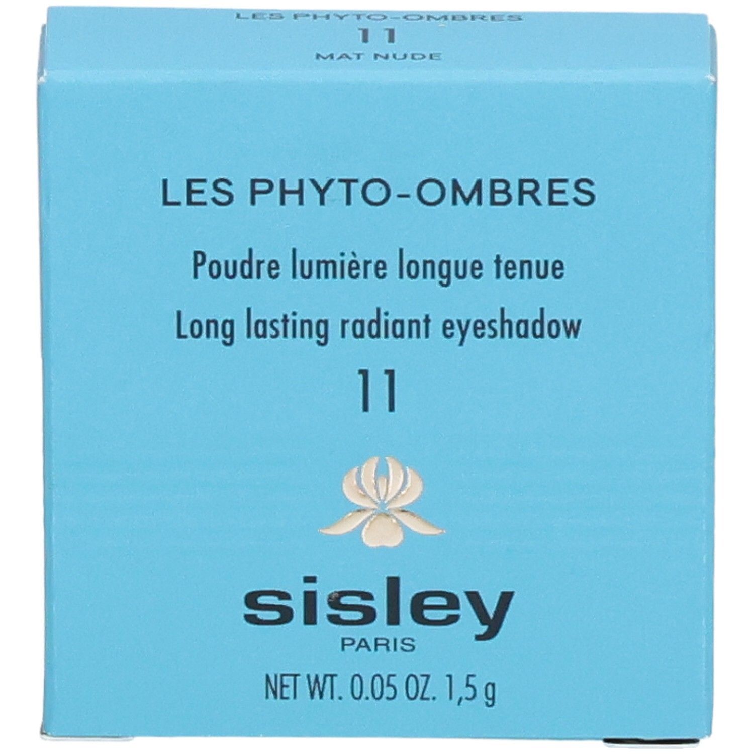 Sisley Les Phyto-Ombres Lidschatten 11 Mat Nude in blauer Faltschachtel.