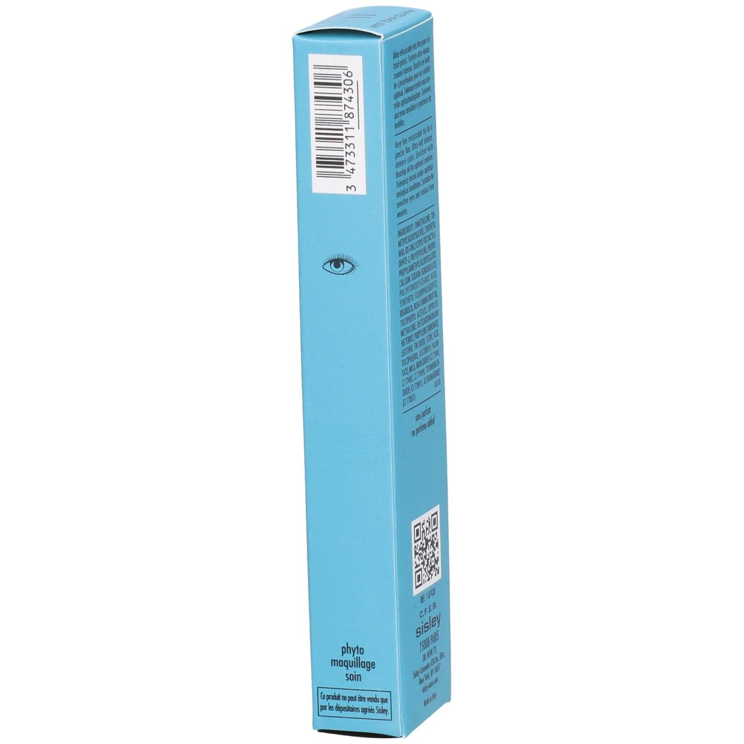 Sisley Phyto Khol Star Waterproof Eyeliner, Farbe 11 Mystic Gold, blaue Verpackung mit Augen-Symbol.