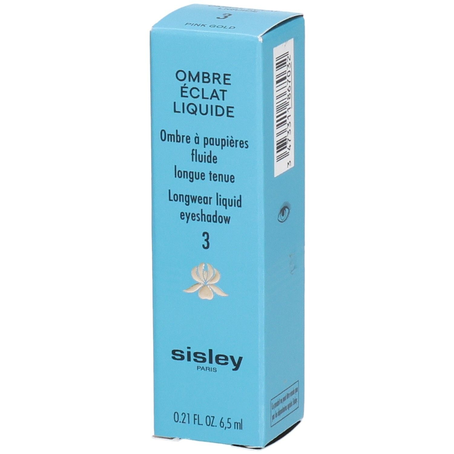Sisley Ombre Eclat Liquide Lidschatten, Farbe 3, Pink Gold, 6,5ml.
