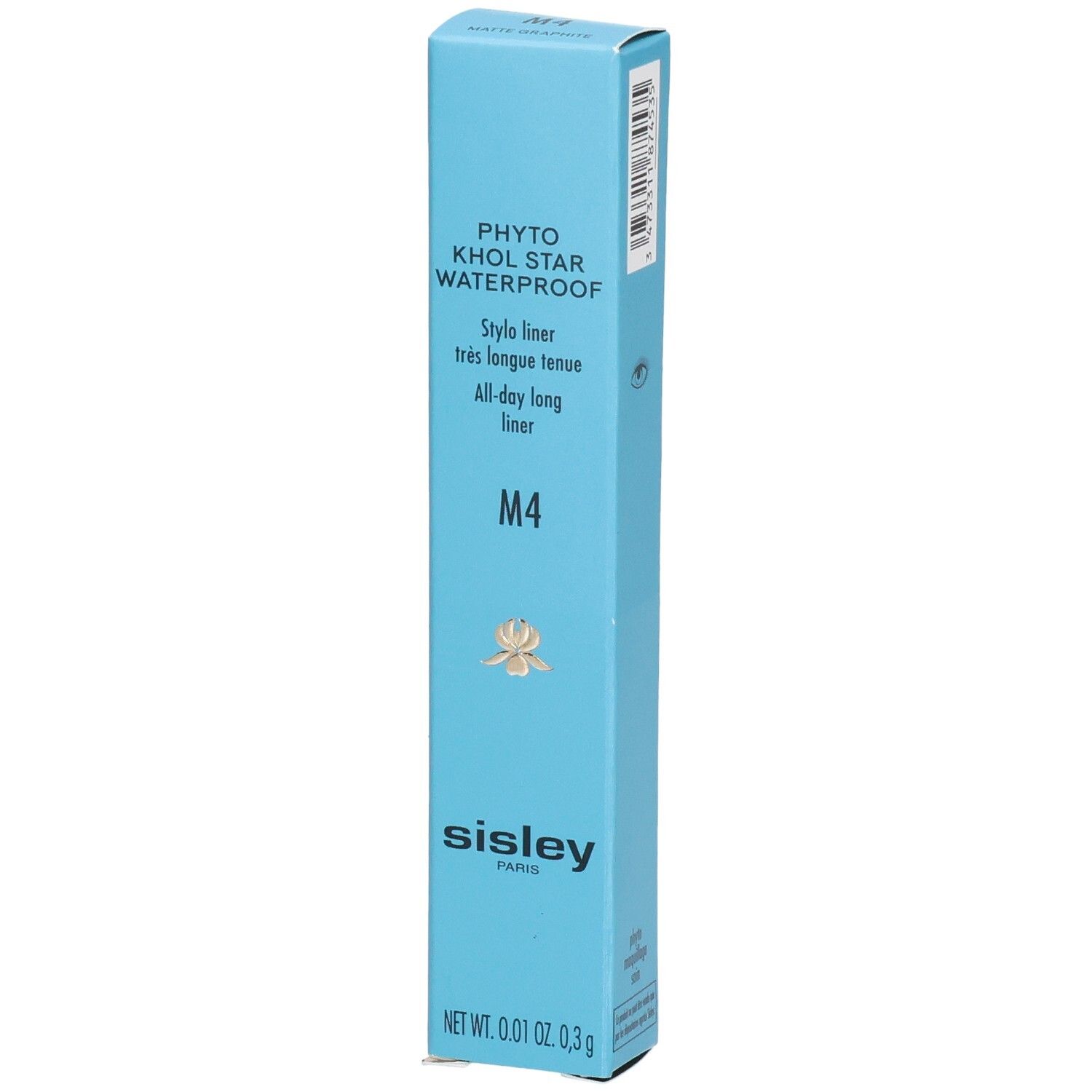 Sisley Phyto-Khol Star Waterproof Eyeliner M4 in blauer Faltschachtel.