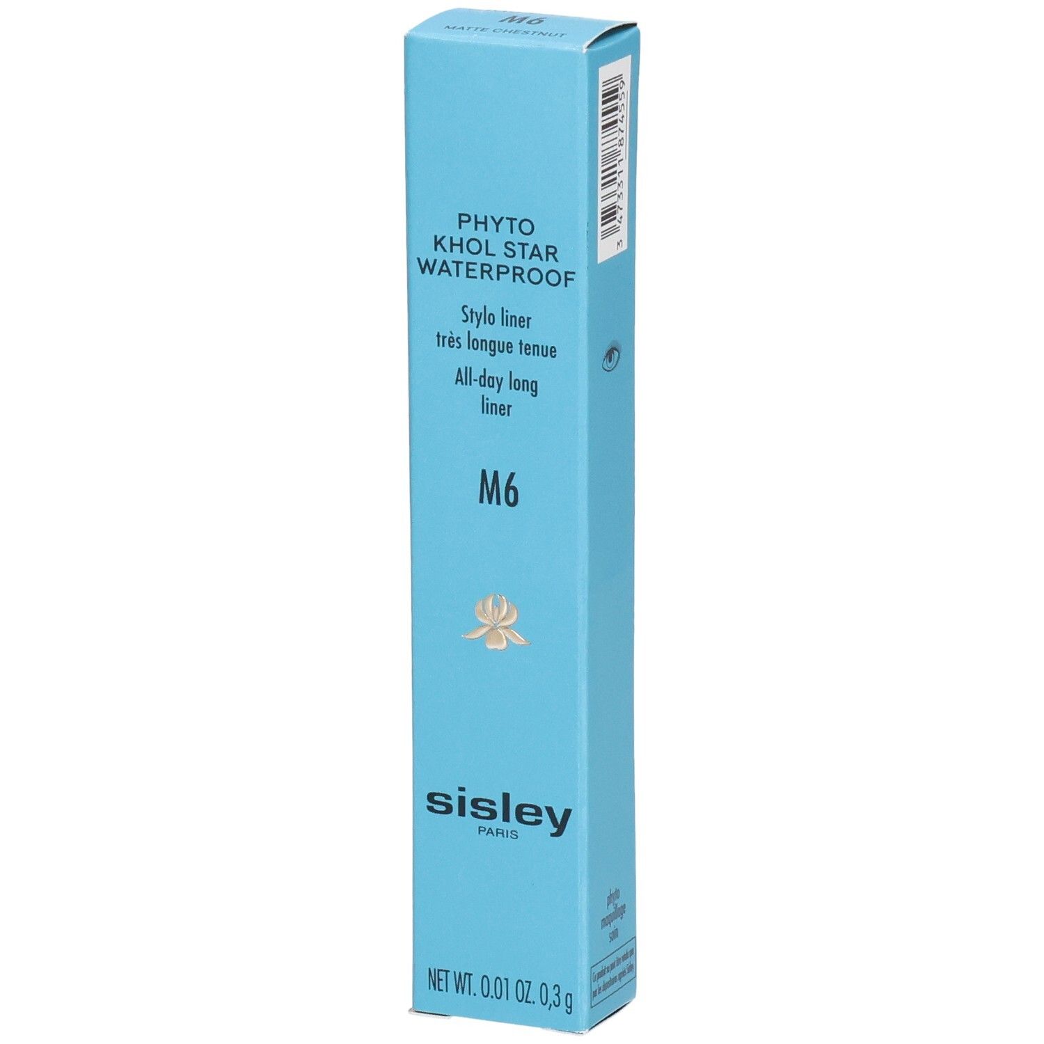 Sisley Phyto-Khol Star Waterproof Eyeliner M6 in blauer Faltschachtel.