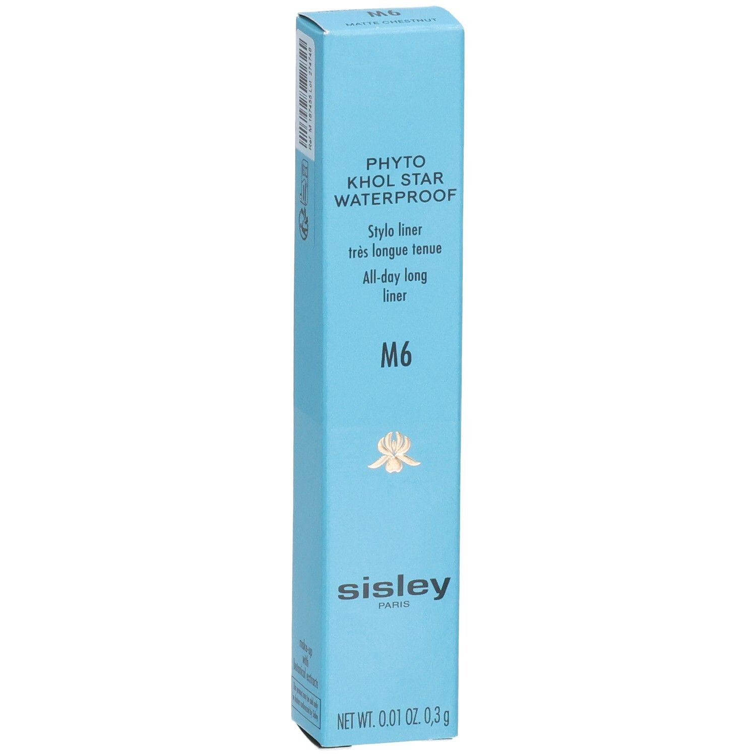 Sisley Phyto-Khol Star Waterproof Eyeliner M6 in blauer Faltschachtel.
