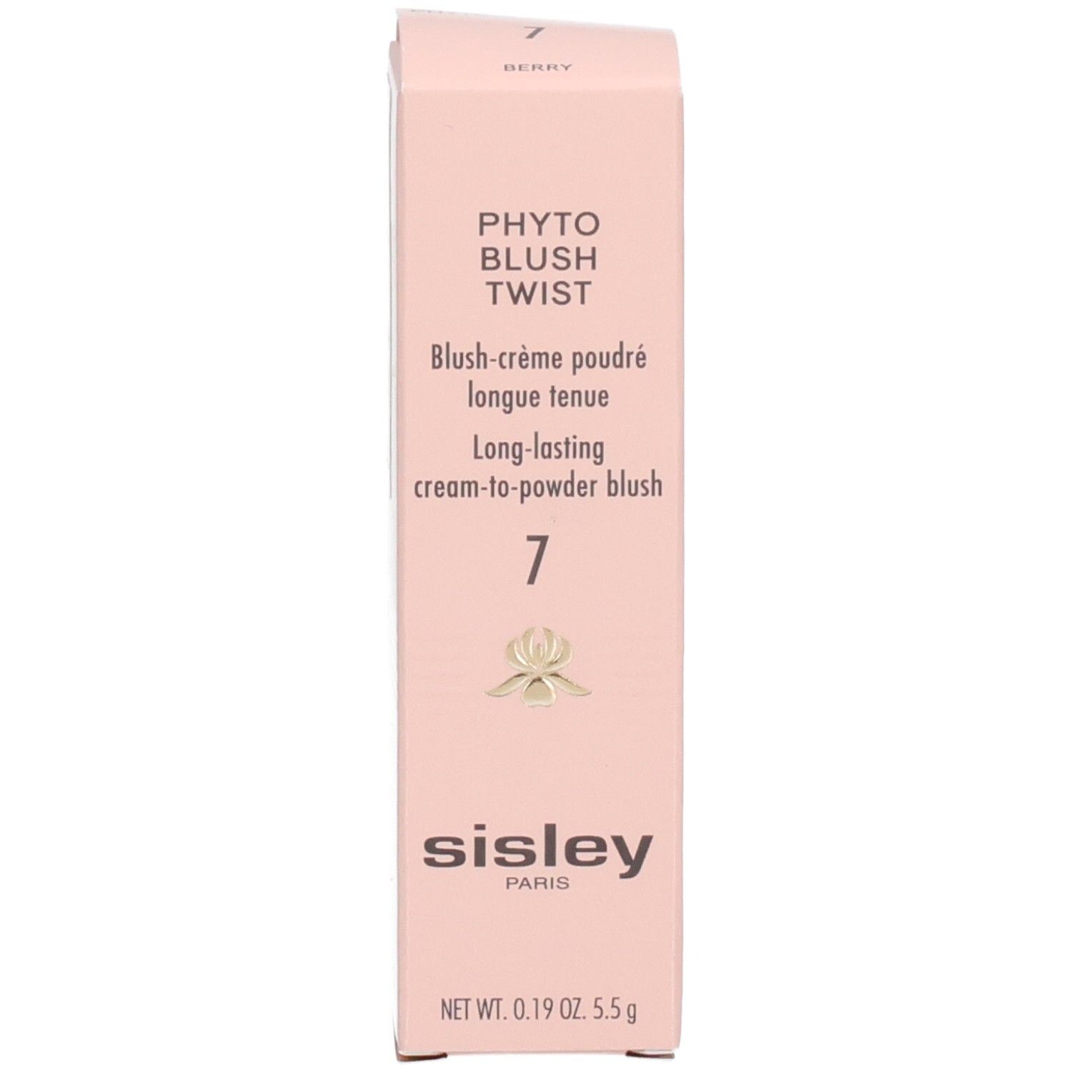 Sisley Phyto-Blush Twist in schwarzem Gehäuse mit Zebra-Muster.
