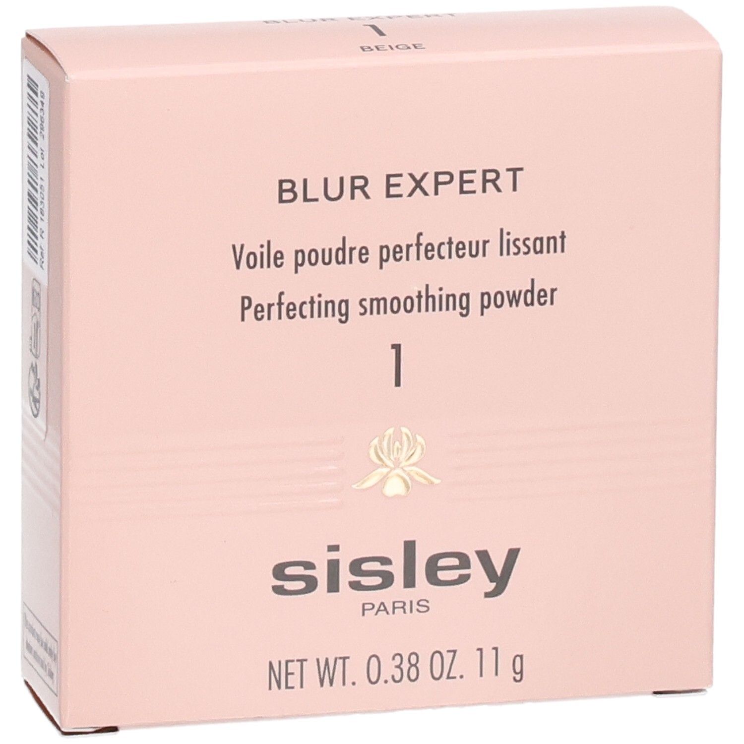 Sisley Blur Expert Puderbox, Vorderseite mit Produktnamen und Marke.