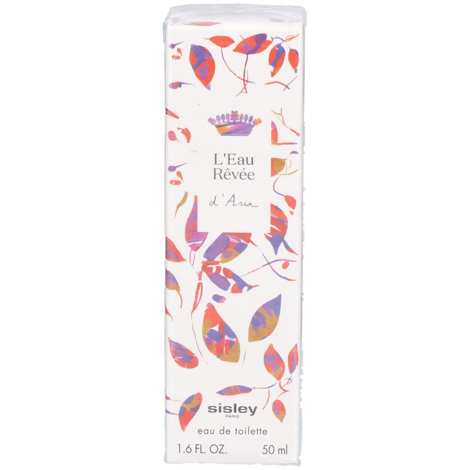 Sisley L'Eau Rêvée d'Aria Eau de Toilette Kartonverpackung mit Blattmuster.