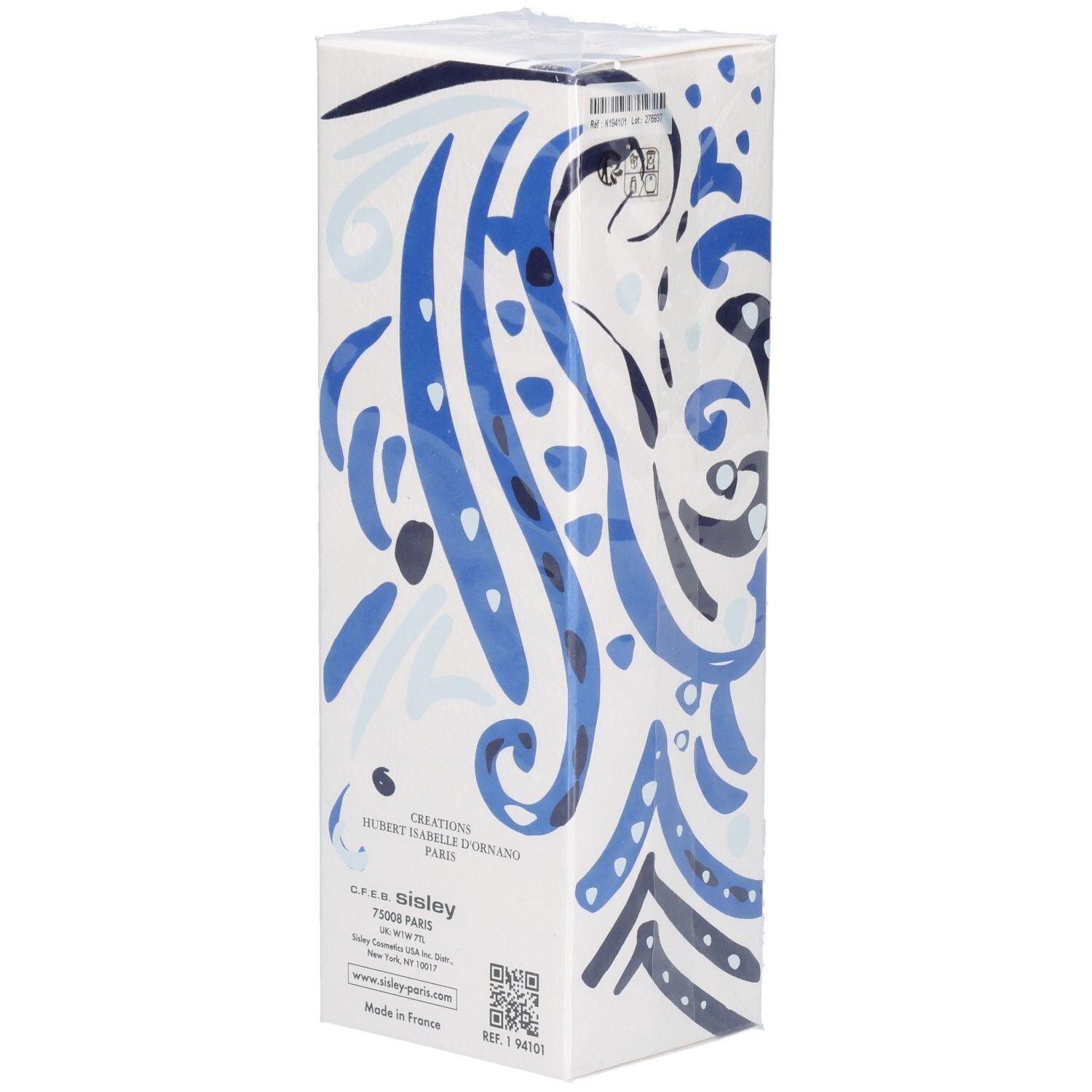Rückseite der L'Eau Rêvée d'Ikar Verpackung mit Details zu Sisley Paris.