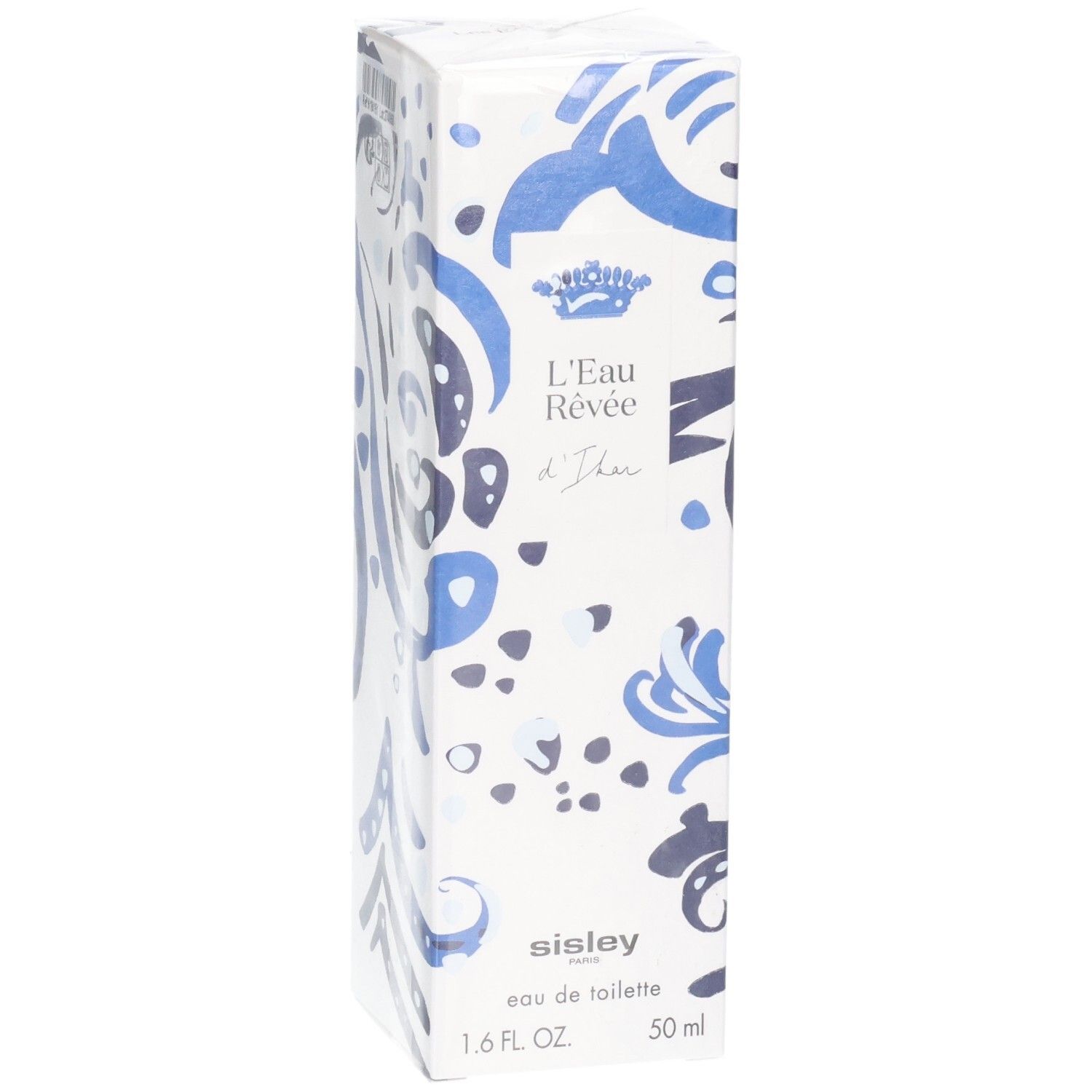 Sisley L'Eau Rêvée d'Ikar Eau de Toilette Kartonverpackung mit blauem Muster.