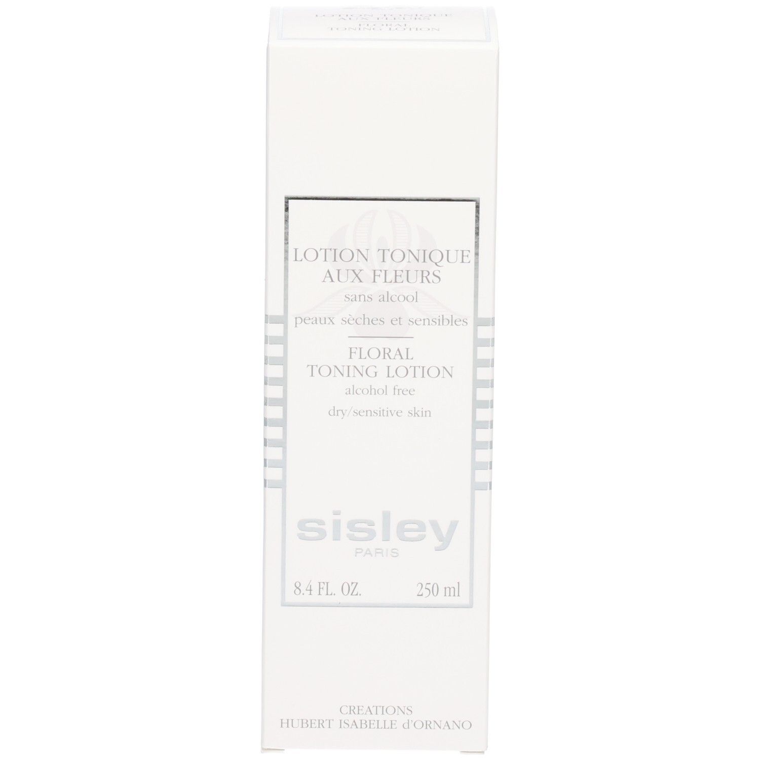 Sisley Lotion Tonique aux Fleurs, 250 ml, rosa Flasche mit Verpackung.