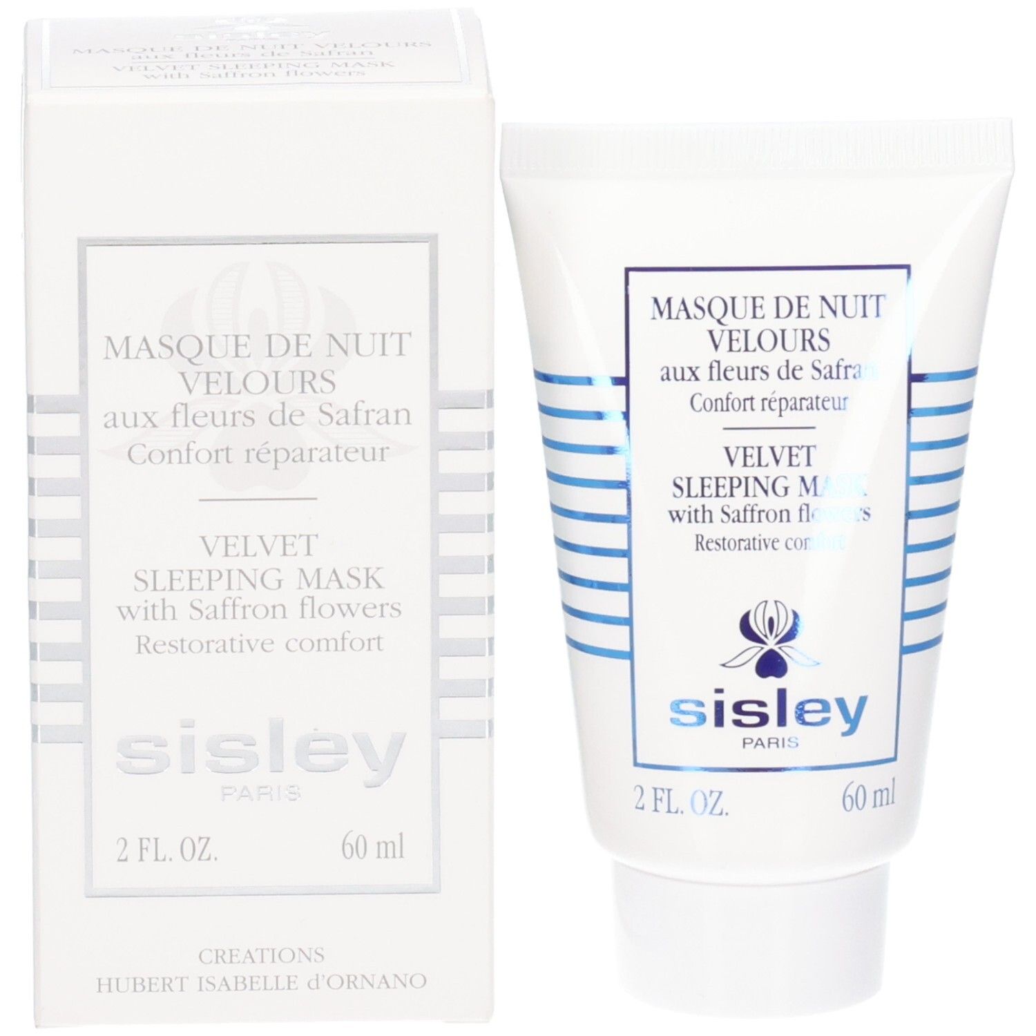 Sisley Masque de Nuit Velours und seine Verpackung, 60 ml.