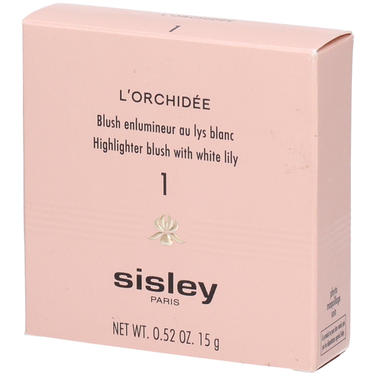 Sisley L'Orchidée Highlighter Blush 1, 15g Verpackung.