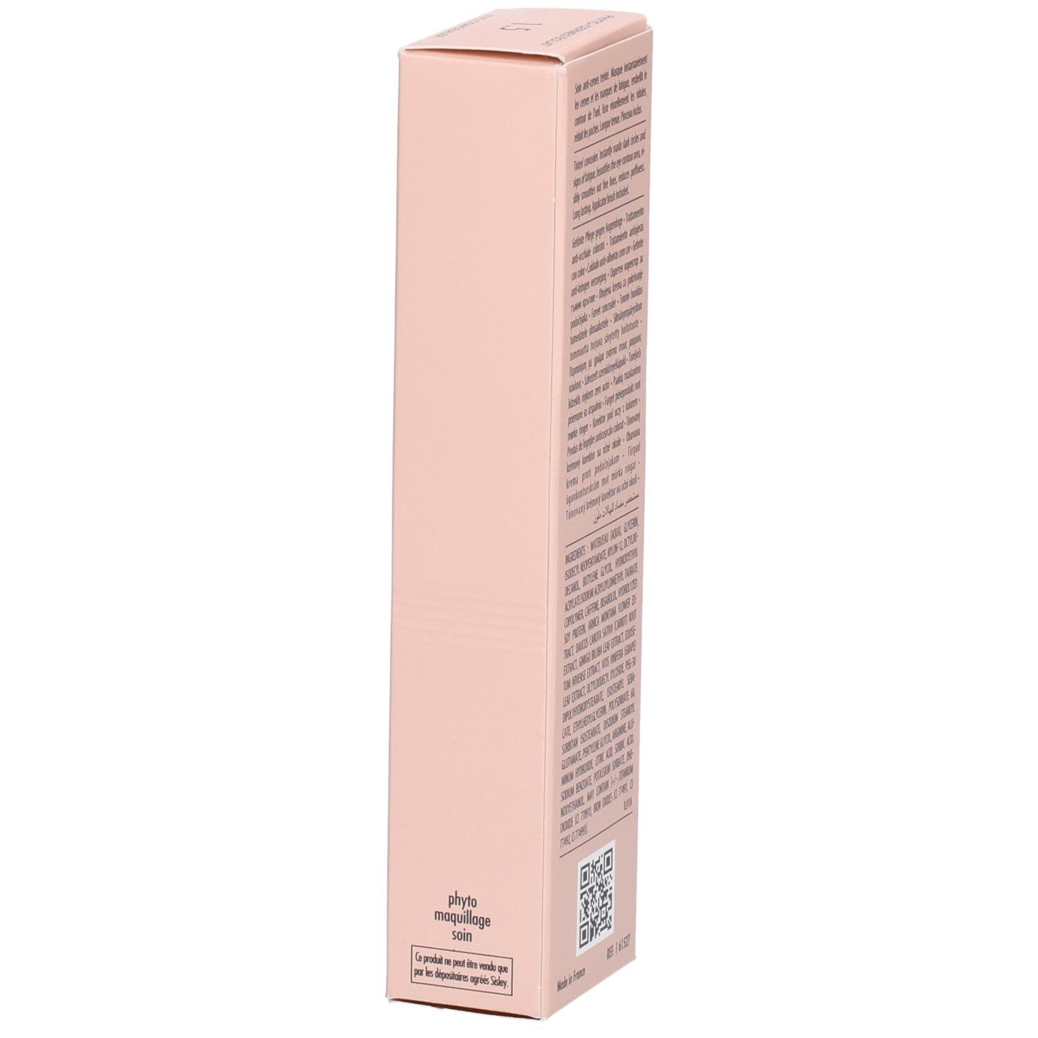 Sisley Phyto-Cernes Éclat Augenpflege-Stift, Seitenansicht der Verpackung.