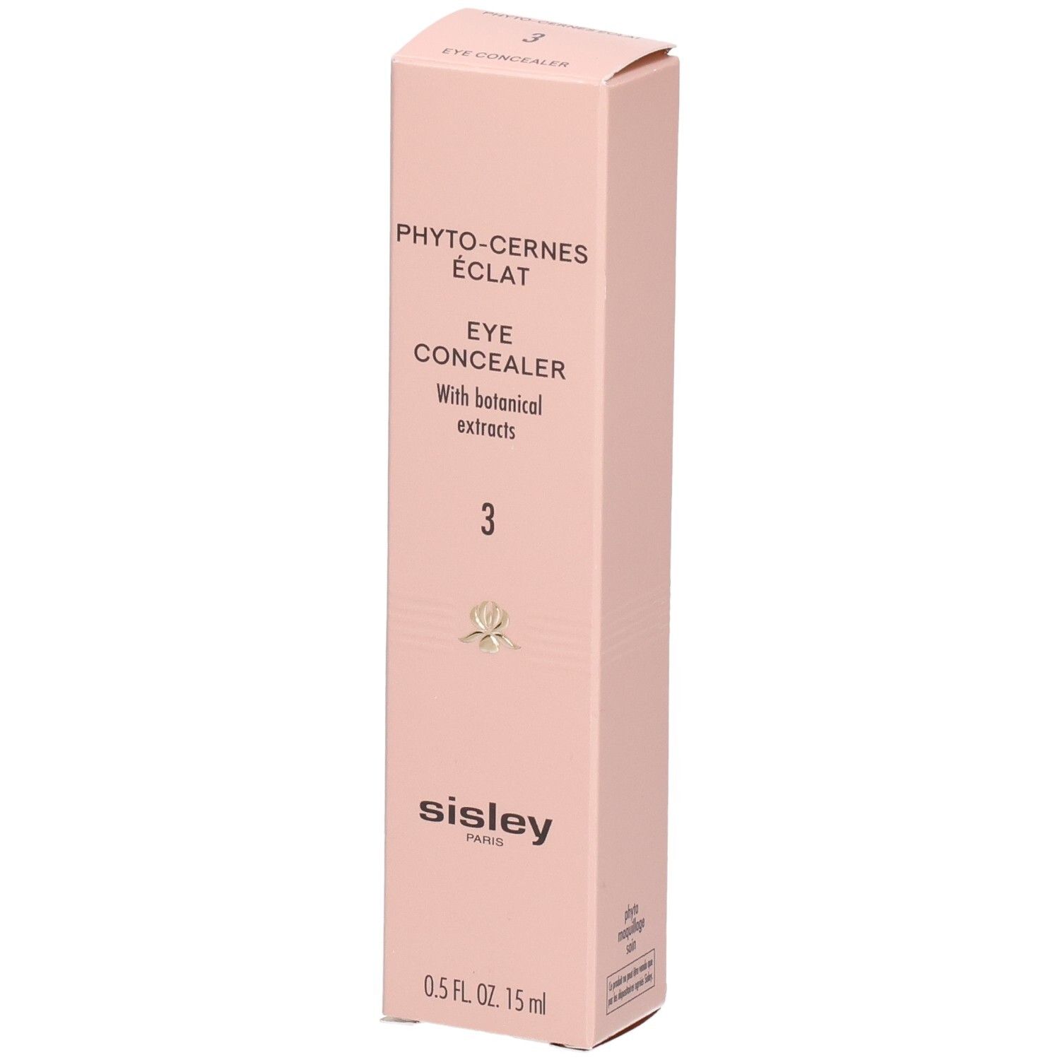 Sisley Phyto-Cernes Éclat Augen-Concealer, Farbe 3, 15 ml Verpackung.