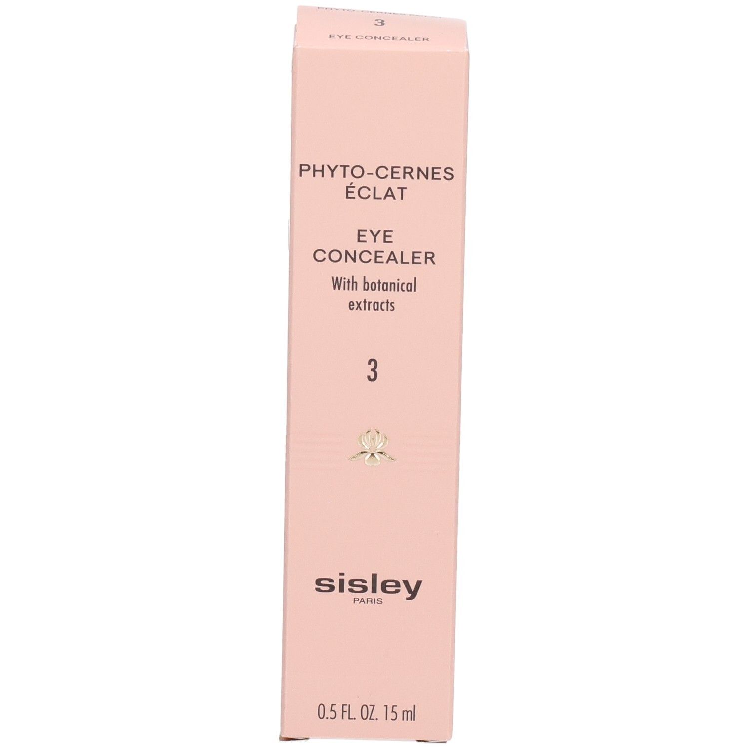 Sisley Phyto-Cernes Éclat Augen-Concealer, Farbe 3, Vorderseite der Verpackung.