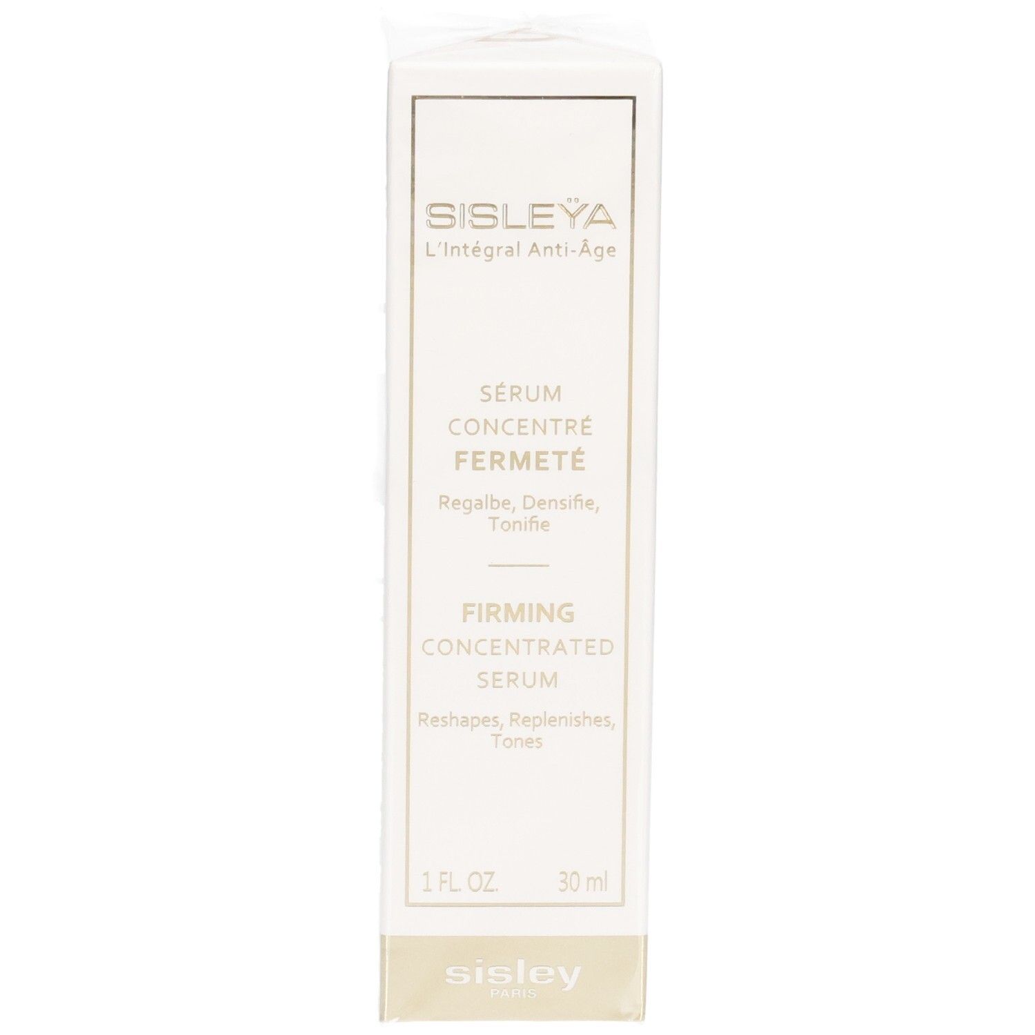 Sisley Sisleya L'Intégral Anti-Age Firming Concentrated Serum Verpackung, Vorderseite.