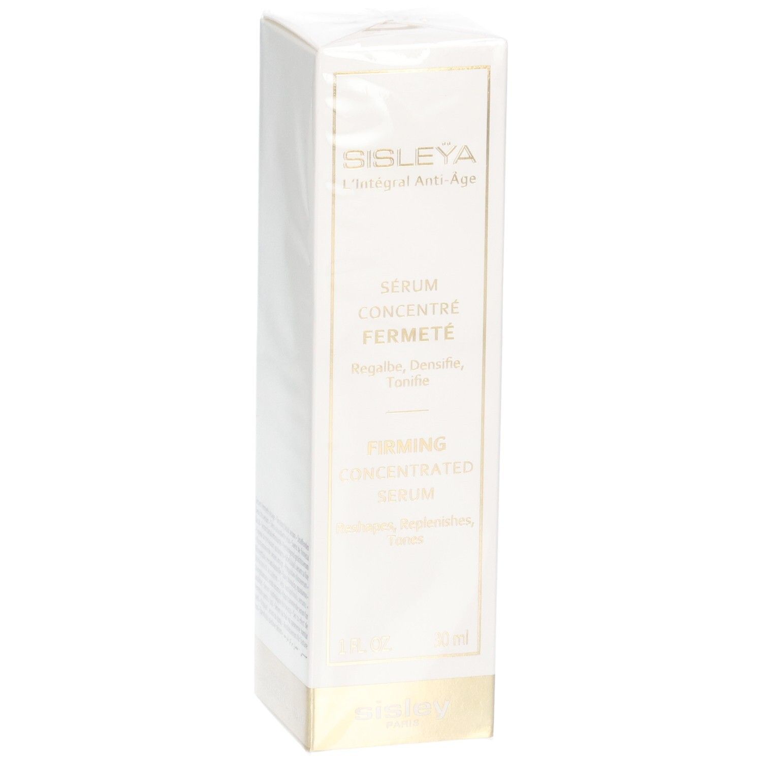 Sisley Sisleya L'Intégral Anti-Age Firming Concentrated Serum Verpackung, Vorderseite mit Details.
