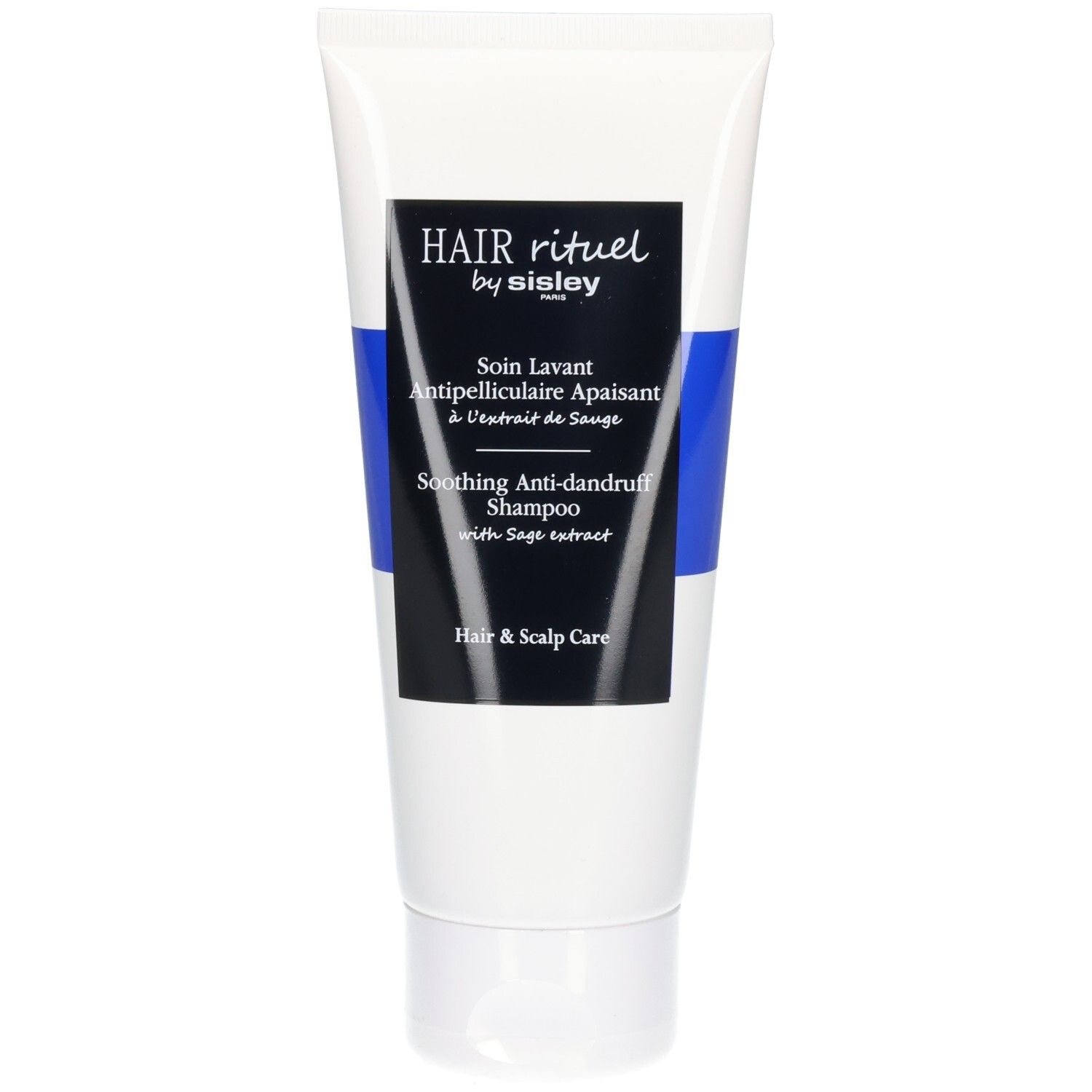 Tube mit beruhigendem Anti-Schuppen-Shampoo von Hair Rituel by Sisley.