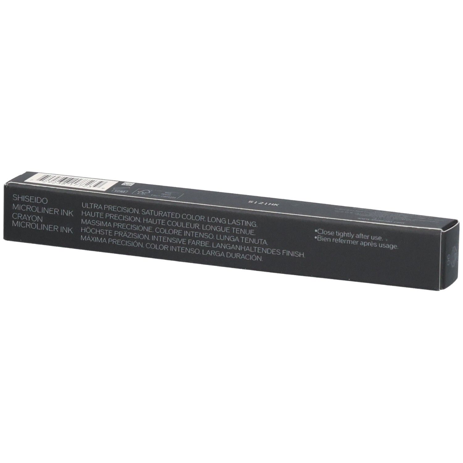 Shiseido Microliner Ink Stiftverpackung. "Ultra Precision" und "Long Lasting".