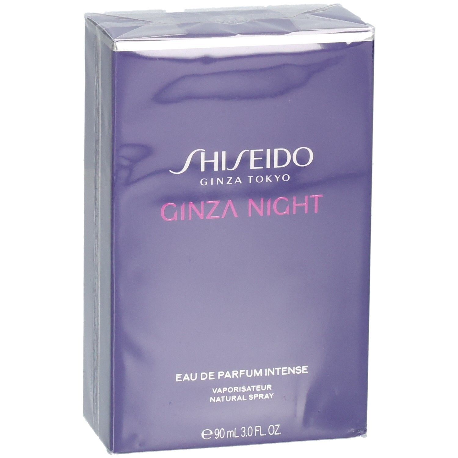Lila Shiseido Ginza Night Eau de Parfum Intense Verpackung.