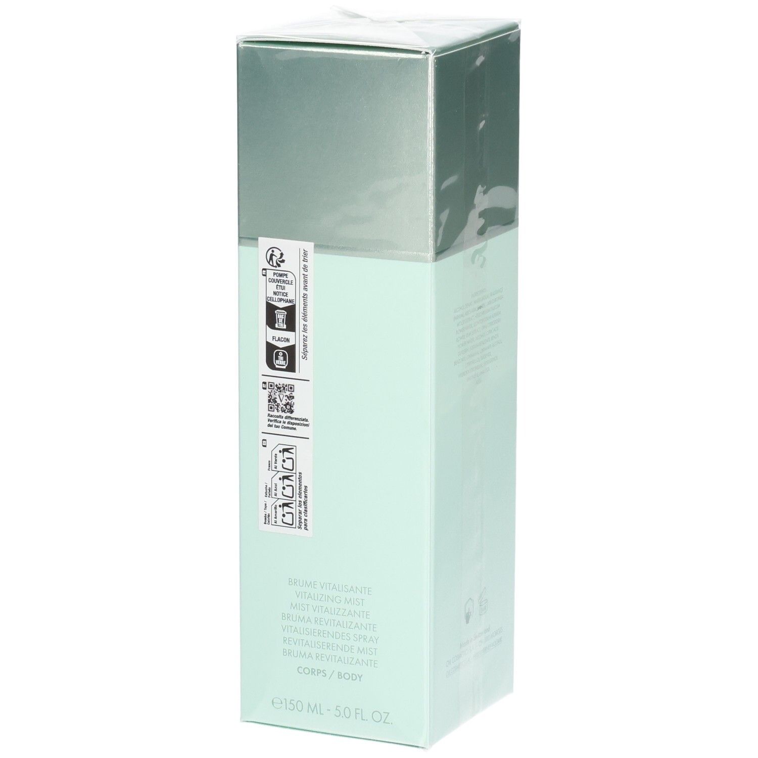 VALMONT Eau By Valmont Vitalizing Body Mist Verpackung mit Siegeln.
