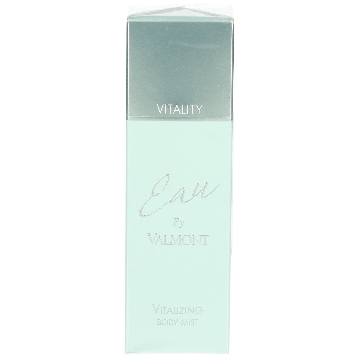 VALMONT Eau By Valmont Vitalizing Body Mist Verpackung, Vorderseite.