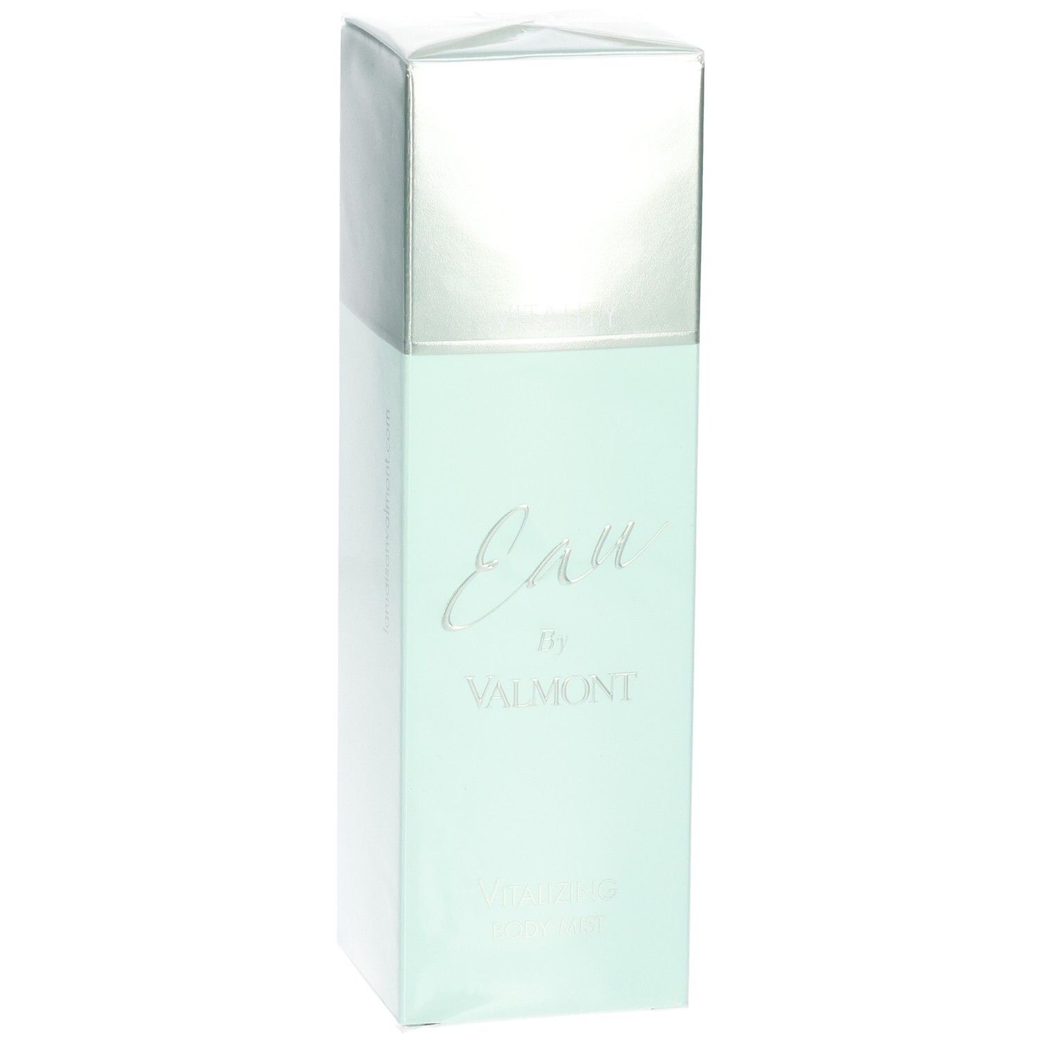 VALMONT Eau By Valmont Vitalizing Body Mist Verpackung, Detail.