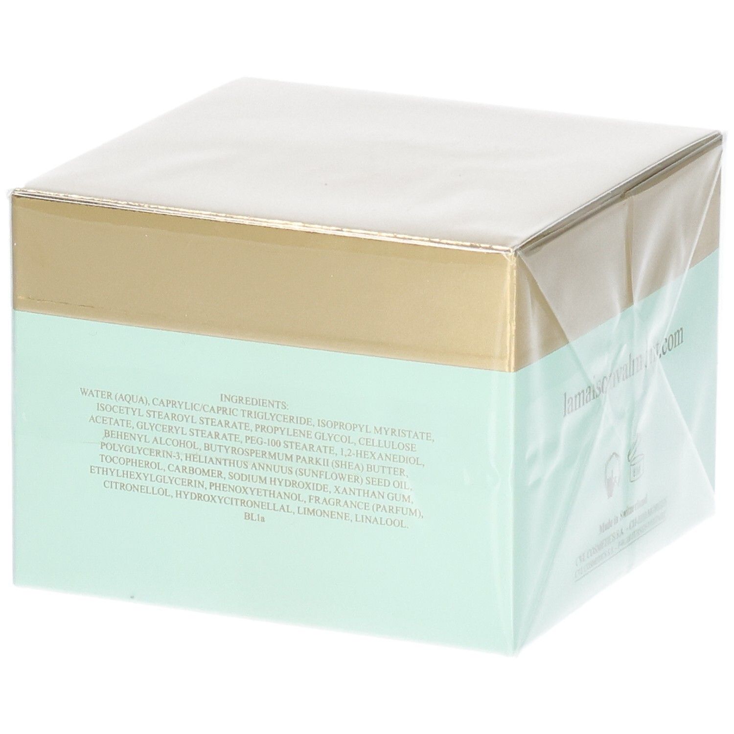 Valmont Purity Face Exfoliant Cream Verpackung mit Inhaltsstoffliste.