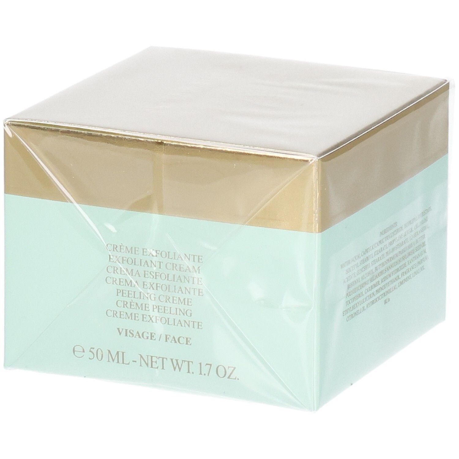 Valmont Purity Face Exfoliant Cream Verpackung mit Volumenangabe 50ml.