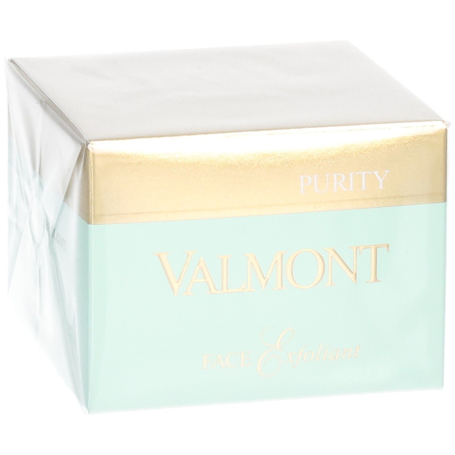 Valmont Purity Face Exfoliant Cream Verpackung, schräg von vorne.