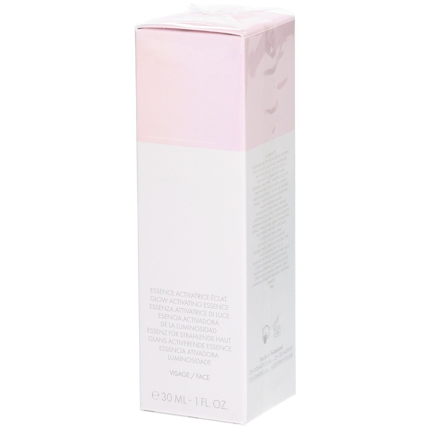 Valmont Luminosity Box: Vorderseite mit Produktbezeichnung und Volumenangabe.
