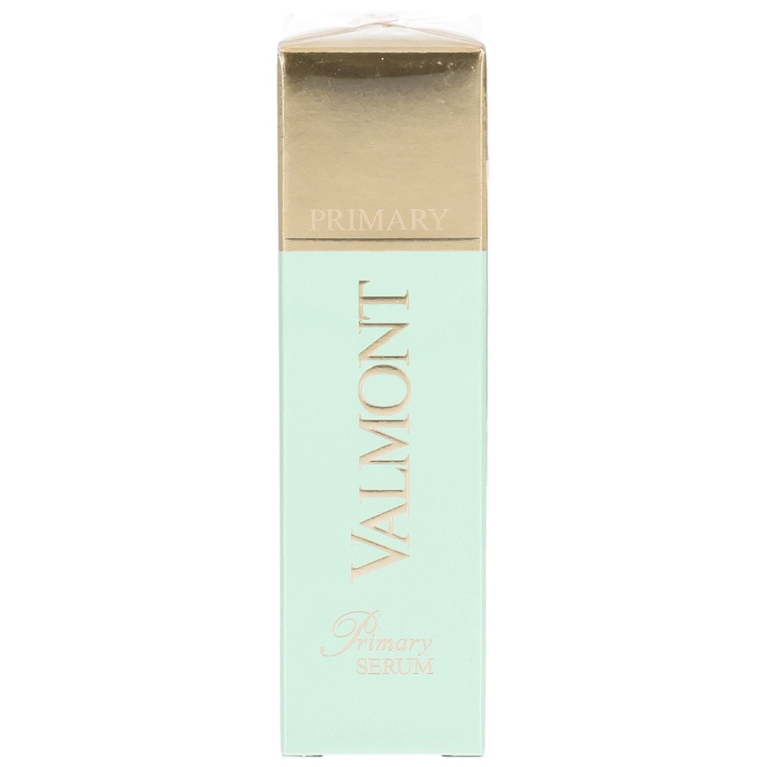 VALMONT Primary Serum Verpackung, Vorderseite mit Logo und Produktnamen.