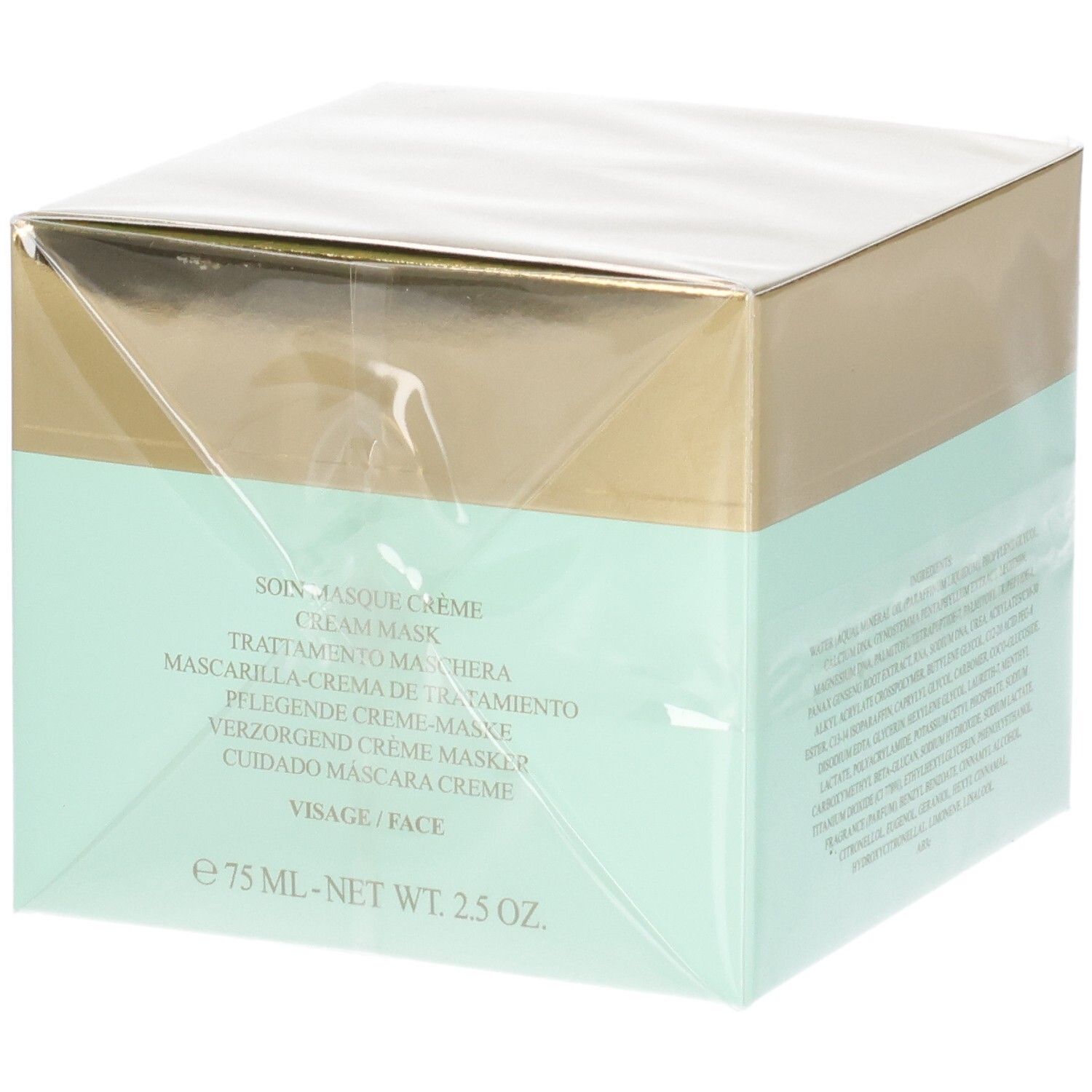 VALMONT Prime Renewing Pack Kartonverpackung, Vorderseite mit Produktbezeichnung und Größe.