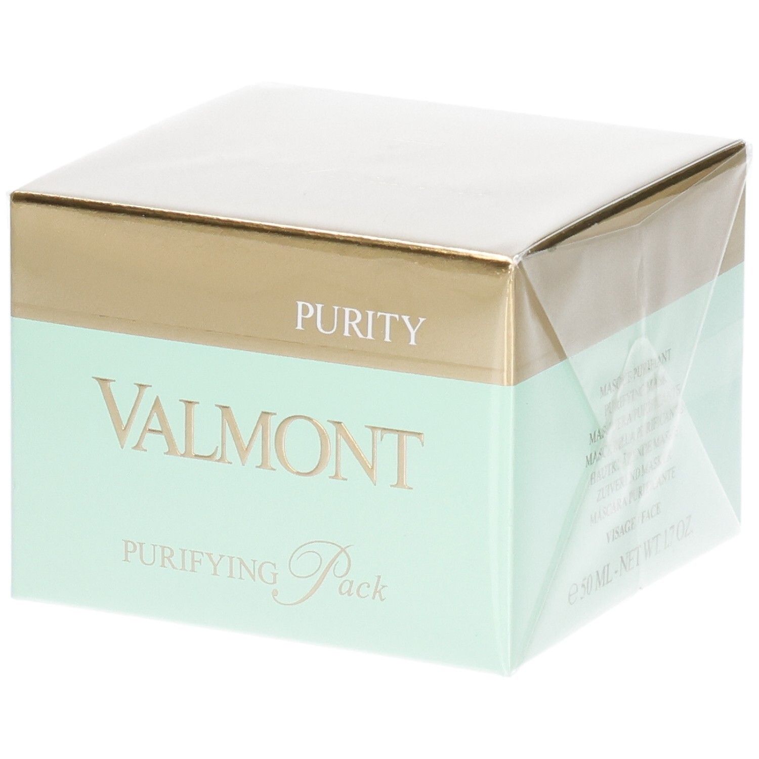 Valmont Reinigende Gesichtsmaske mit Tonerde, Verpackung.