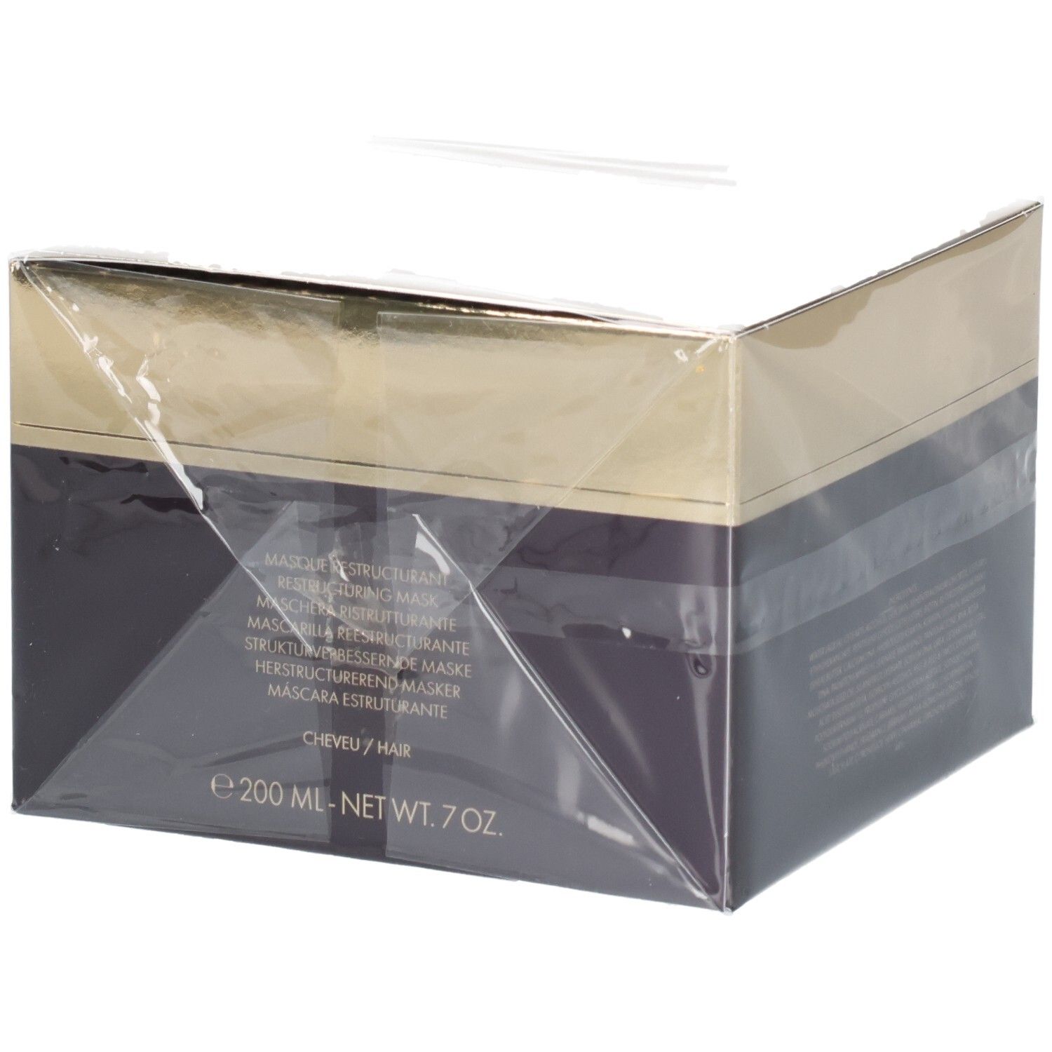 Valmont Recovering Mask Haarmaske, Verpackung mit Produktbezeichnung und Volumenangabe.
