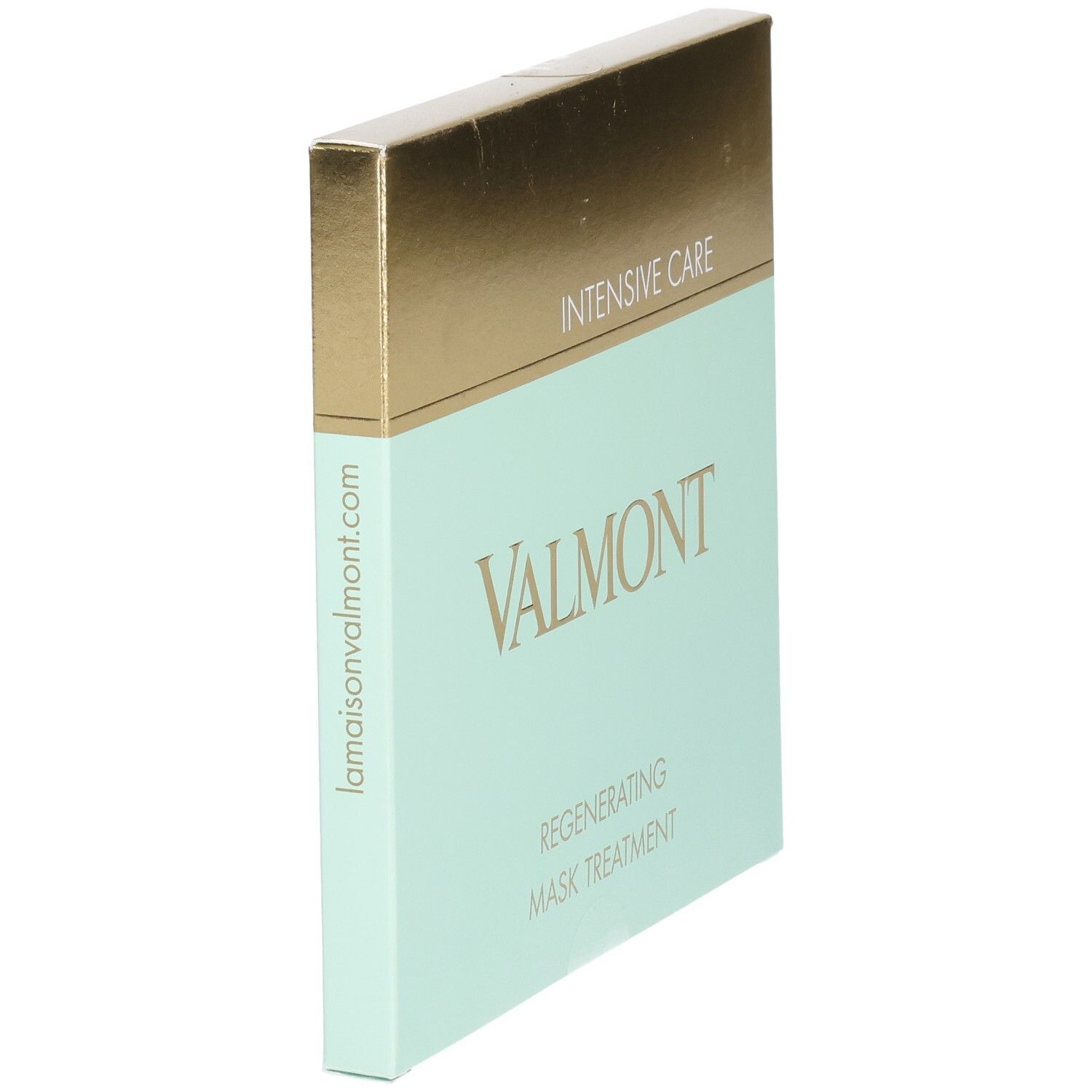 VALMONT Regenerating Mask Treatment Packung, Seite mit lamaisonvalmont.com.