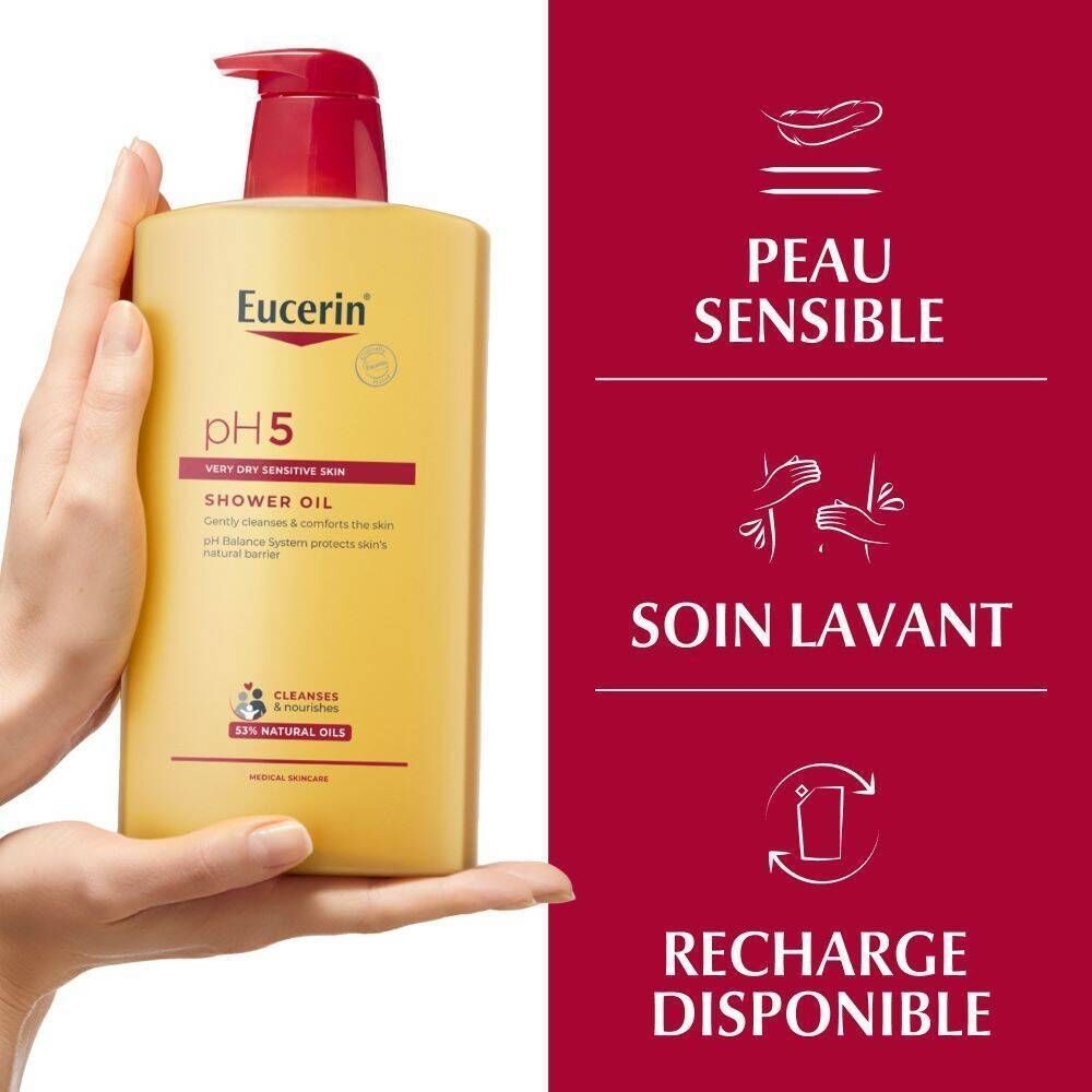 Eucerin pH5 Huile de Douche Peau Sèche et Sensible