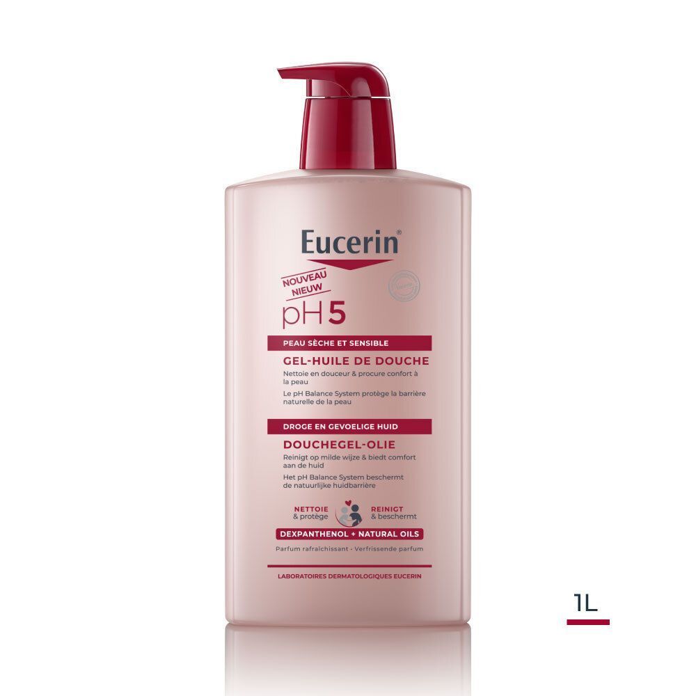 Eucerin pH5 Gel-Huile de Douche | Peau sèche et sensible
