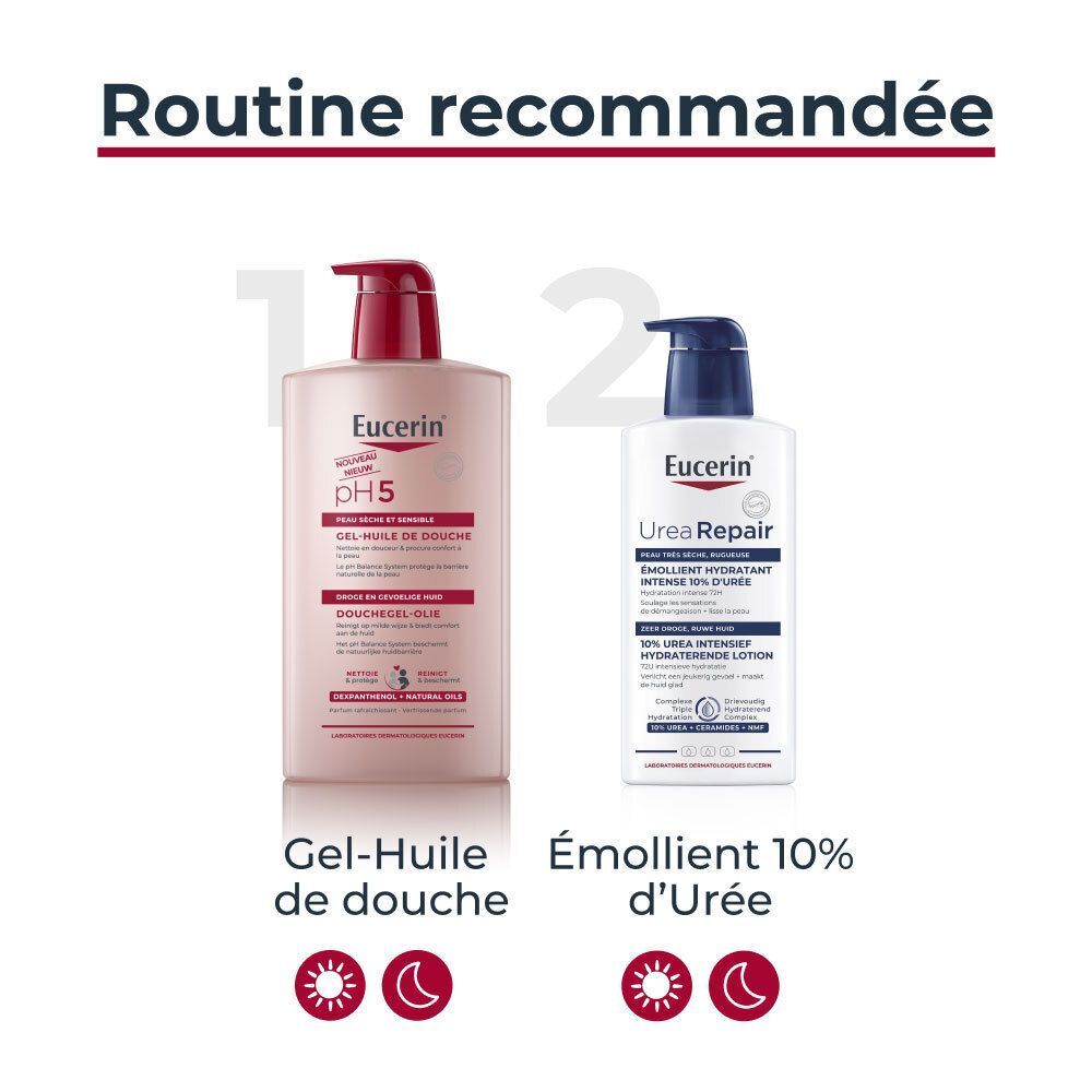 Eucerin pH5 Gel-Huile de Douche | Peau sèche et sensible