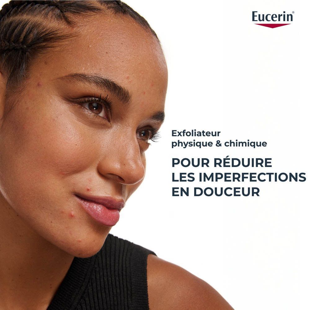 Gommage Purifiant Visage Eucerin DERMOPURE CLINICAL, tendance acnéique