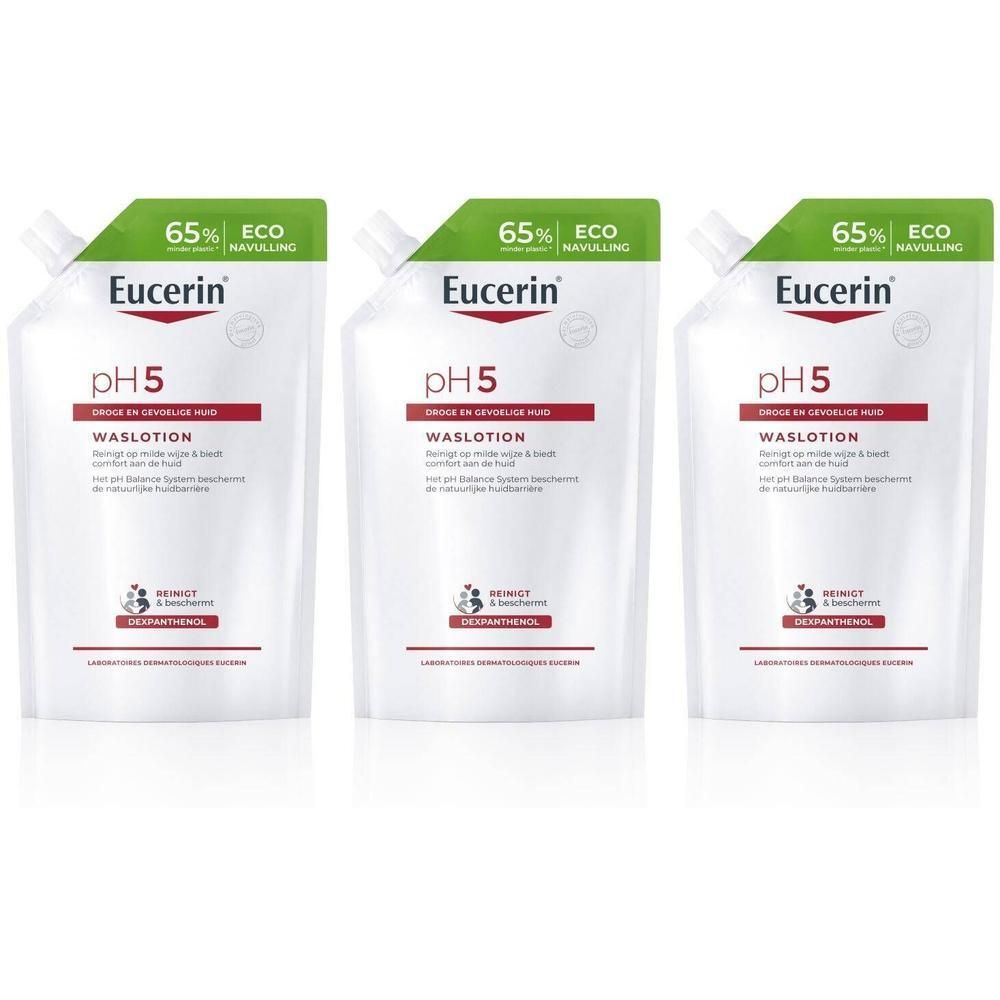 Eucerin pH5 Waslotion Navulling Gezicht en Lichaam Droge en Gevoelige Huid