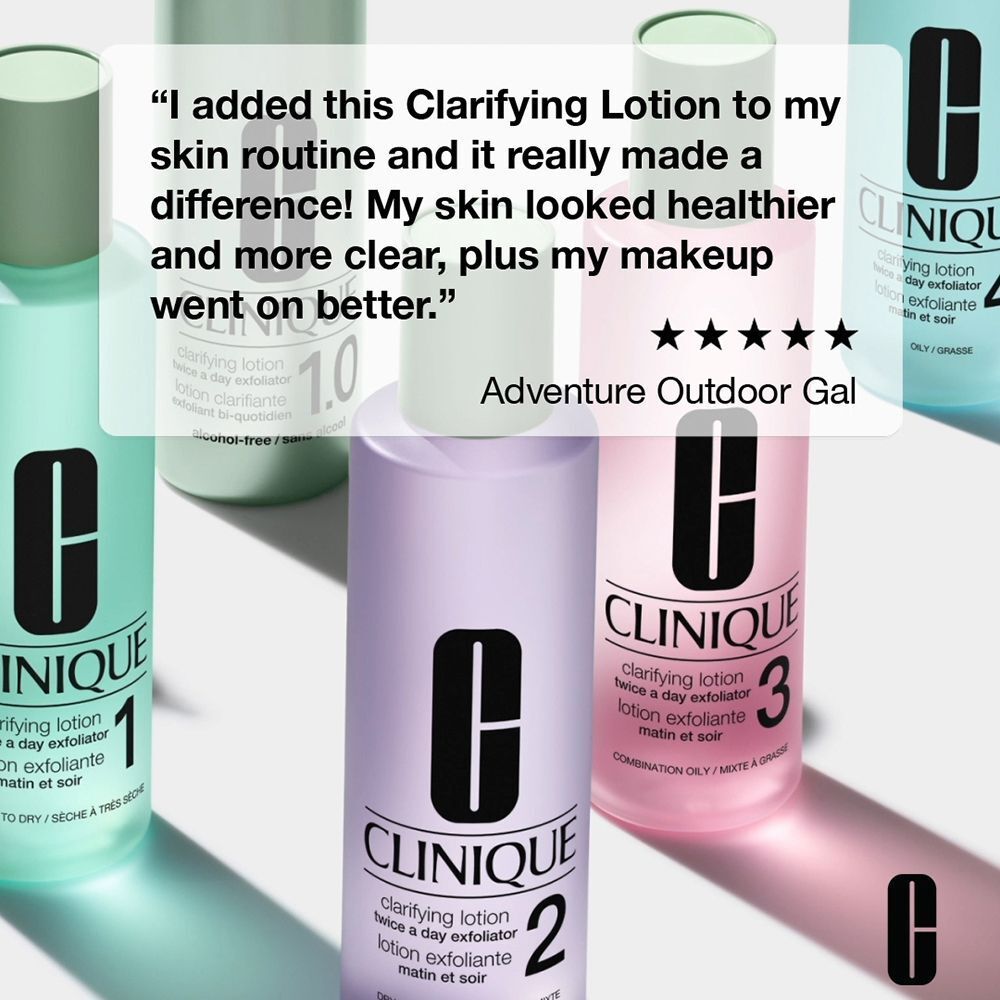 Kundenrezension für Clinique Clarifying Lotion.