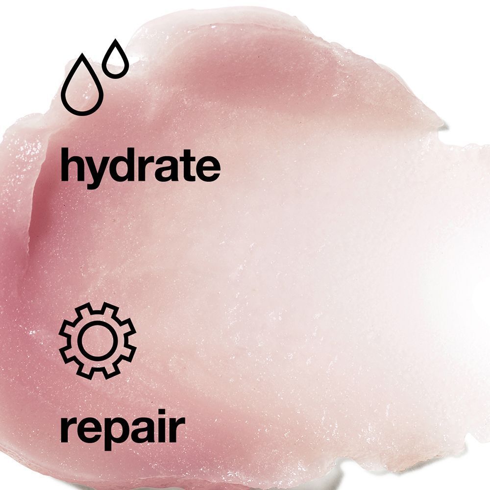 Texturprobe mit den Symbolen für Hydratation und Reparatur.