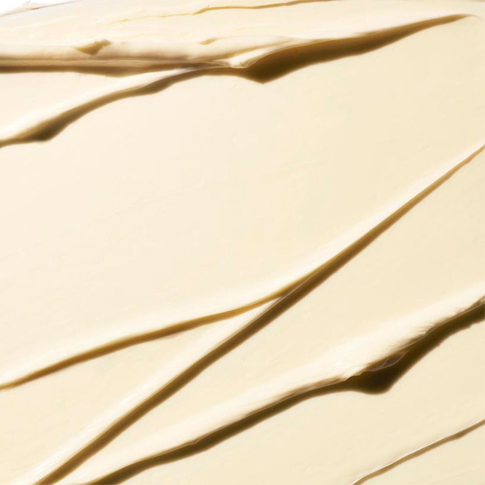 Nahaufnahme der cremigen Textur von Clinique Deep Comfort Body Butter.