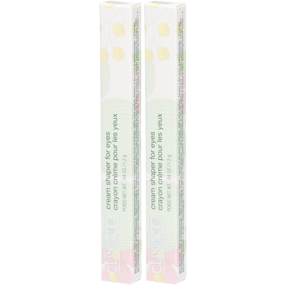 Clinique Cream Shaper For Eyes 101 Black x2 2x1,2 g Stifte