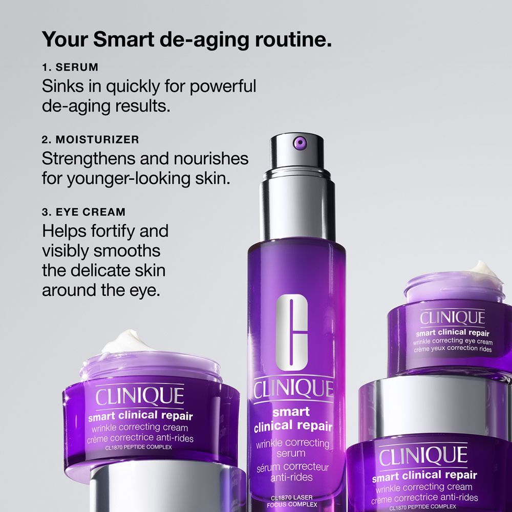 Clinique Smart Clinical Repair Serum und Cremetiegel.