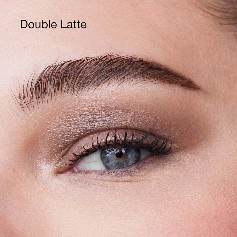 Augen-Make-up mit Clinique High Impact Shadow Play in Double Latte.