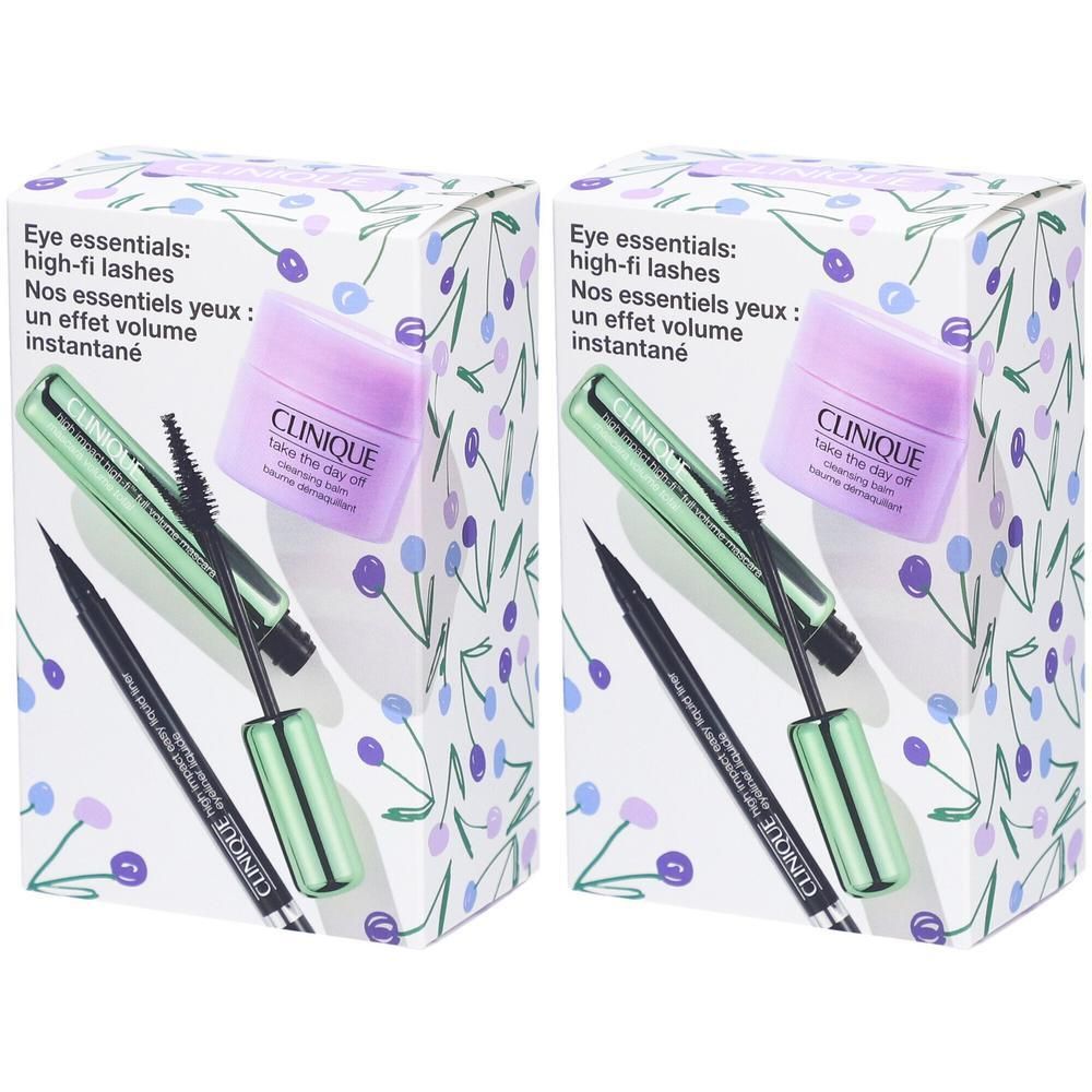 Clinique Hi High-Fi Mascara Set 1St x2 2x1 St Stifte