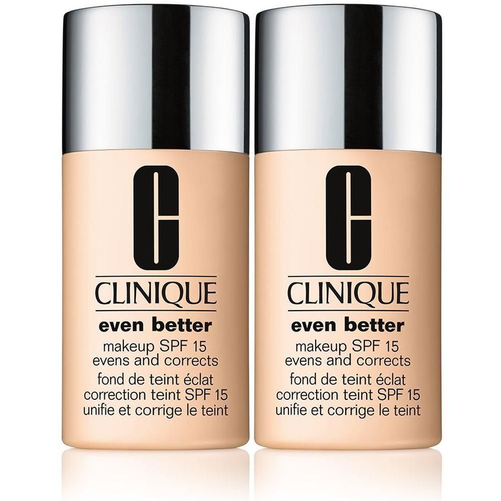 Zwei Flaschen CLINIQUE Even Better Make-up SPF 15 in der Farbe CN 28 Ivory.