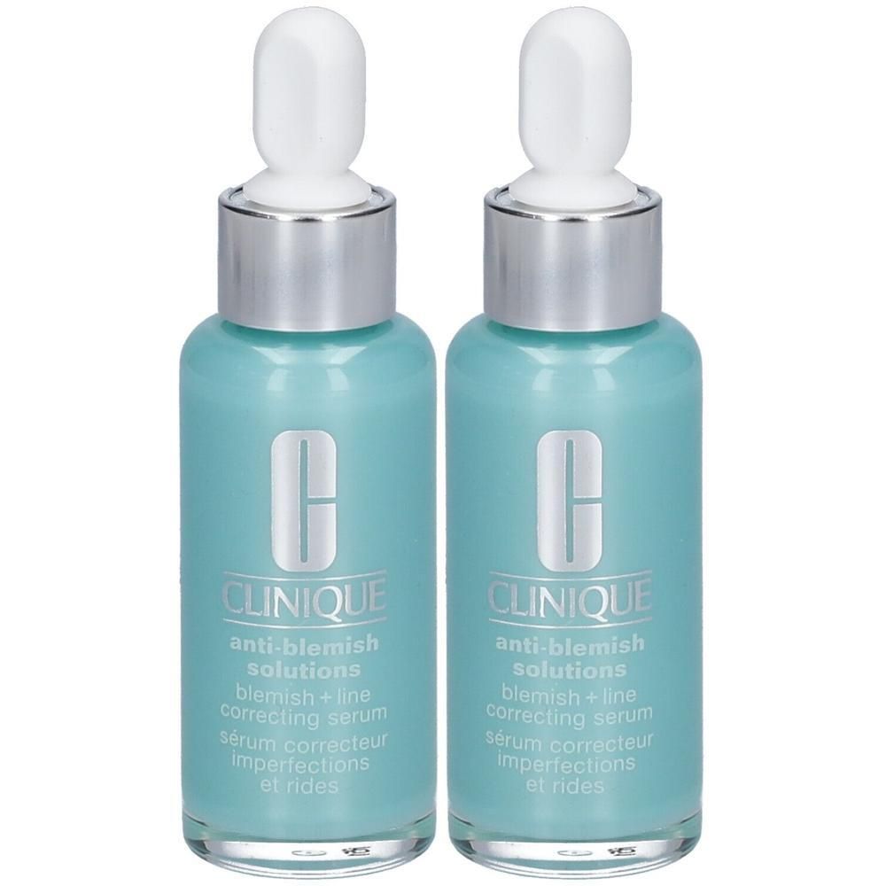 Clinique Anti-Blemish Solutions Blemish + Line Correcting Serum x2 2x30 ml Gel